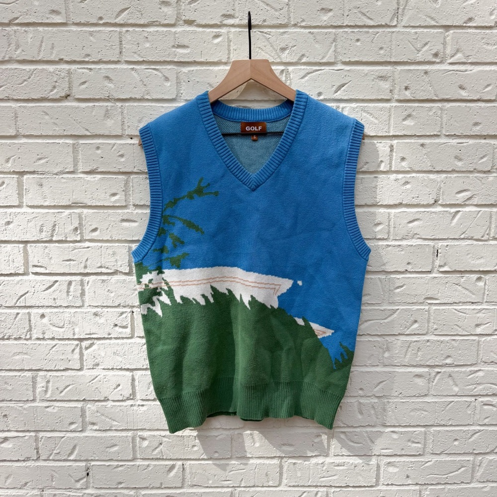 Golf Wang GOLF Gelato Sweater Vest Tyler the Creator Size Small